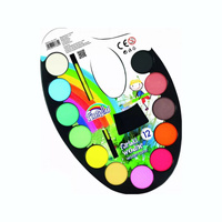 Farby wodne Fiorello na paletce 12 kolorów