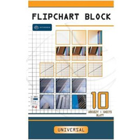 Blok do flipchartów Interdruk 10 kartek krata