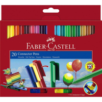 Flamastry Faber Castell Connector 20 kolorów