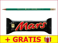 5 Zestaw 12 x Ołówek Bic Evolution ecolutions z gumką HB + baton MARS GRATIS!
