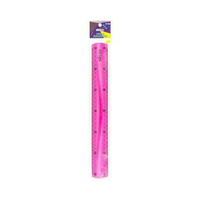 Linijka elastyczna 30 cm Strigo różowy