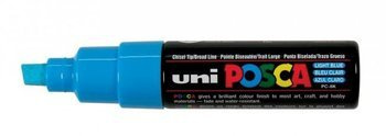Marker z farbą plakatową Uni Posca PC-8K końcówka ścięta jasnoniebieski