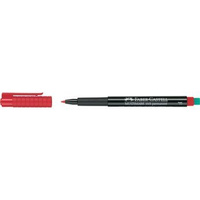 Foliopis Faber Castell Multimark rozmiar F 0.6 mm czerwony